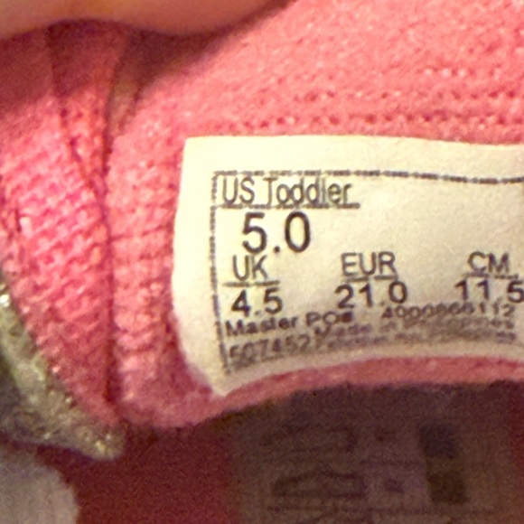 VANS for Toddler Girls High Top with Glitter and Unicorns, size 5 - Picture 7 of 11